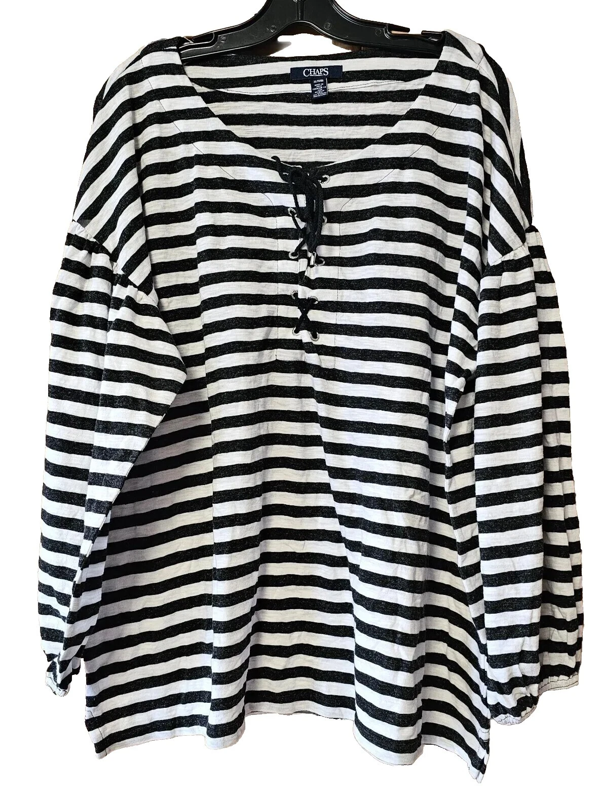 Mezcla de algodón Chaps Mujer Negro