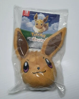 Pokemon Let's Go Plush NEW Unopened Keychain Eevee Promo Nintendo Switch - image 1 of 4