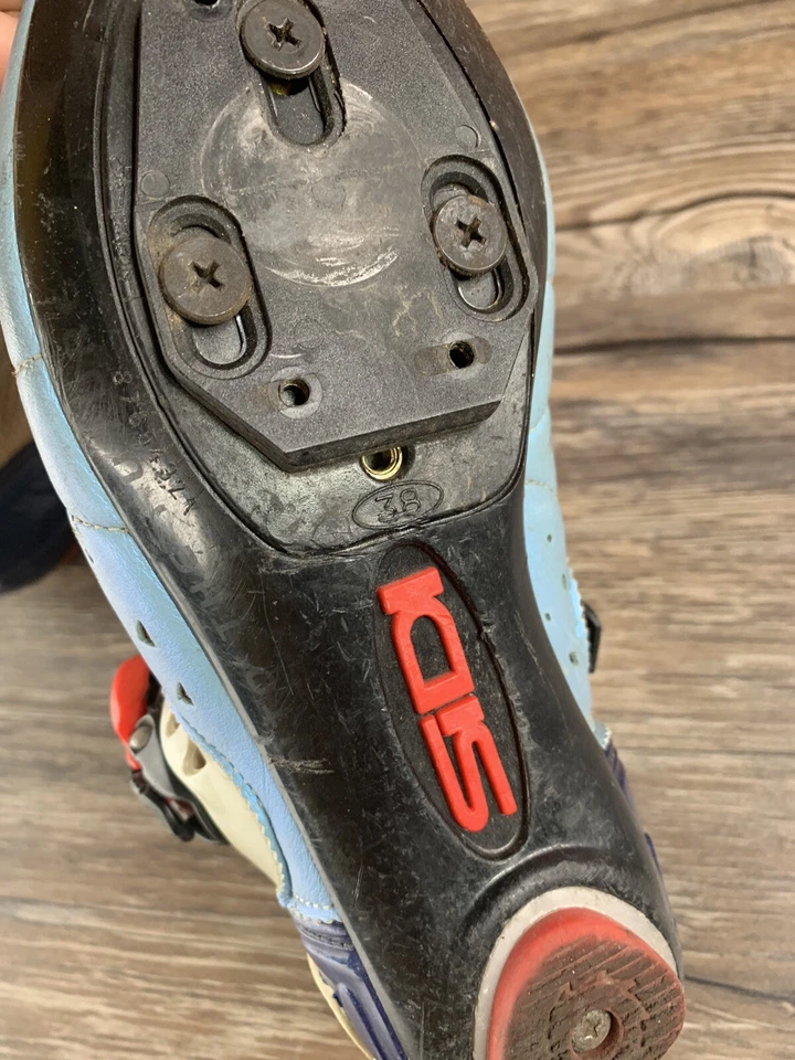 Женские велосипедные туфли Sidi Genius 4 размер 38 Peloton для шоссейного велоспорта размер 7,5 США N47 - Изображение 4 из 4