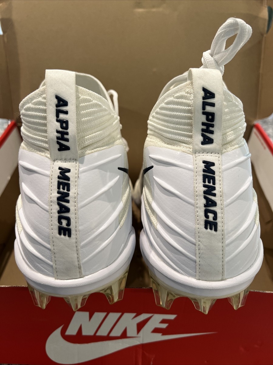 Size 15 Nike Alpha Menace Elite TD White/Navy Football  display picture 3