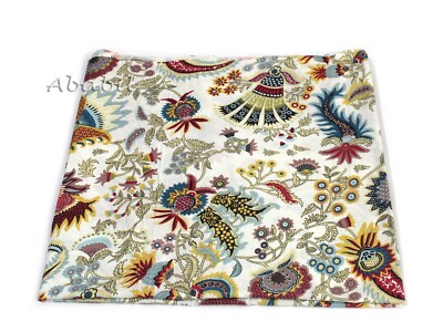 Indian Cotton Voile Fabric By the Yard White Multi Floral Printed Dress  Material | eBay