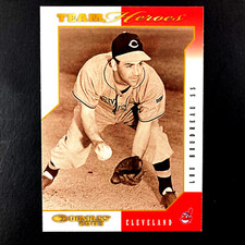 Lou Boudreau 2003 Donruss Team Heroes Glossy Parallel #163 MLB Cleveland Indians