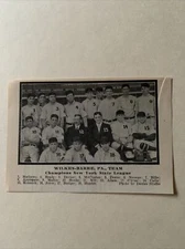 Wilkes-Barre Barons Gus Dorner Delos Drake Rabbit Nill 1910 Team Picture