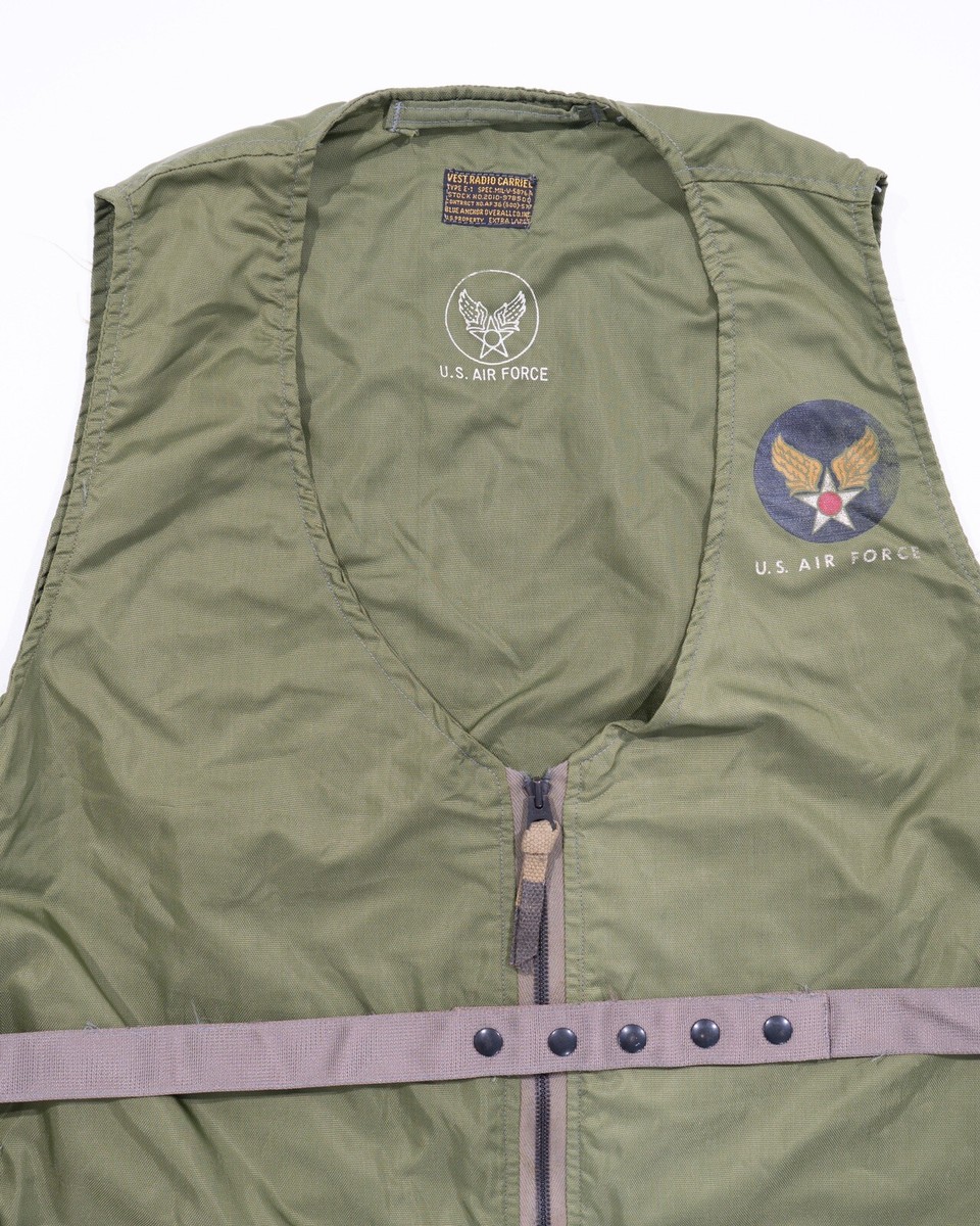 USAF TYPE E-1 SURVIVAL RADIO CARRIER VEST | eBay