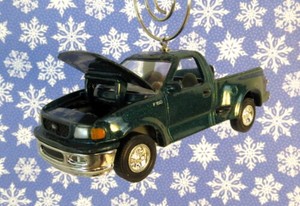 Details About Custom Christmas Ornament 164 Scale 1997 97 Ford F 150 Green Truck