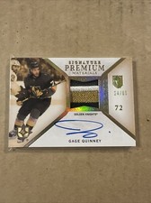 Gage Quinney 2020-21 Upper Deck Ultimate Collection 24/65 #RSP-GQ Rookie Auto RC