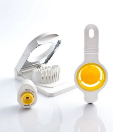 Stainless Steel/Plastic Egg Slicer Cutter + Egg Separator + Egg Piercer Pricker
Opens in a new windo