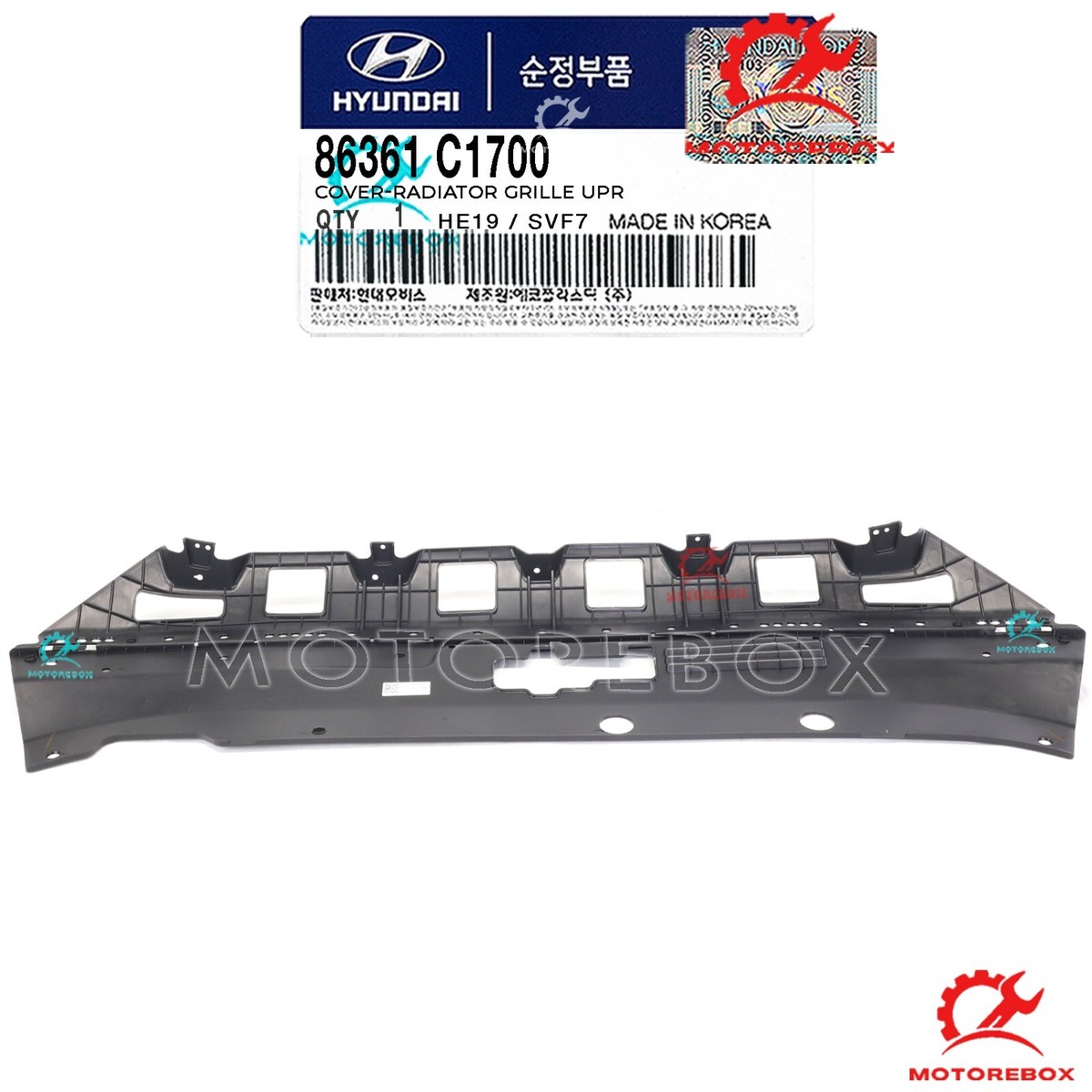 ✓GENUINE✓ Guard Radiator Grille Upper Cover for 18-19 Hyundai 