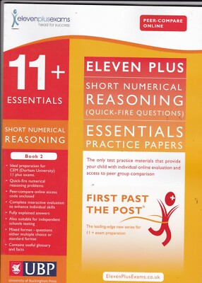 11+ Essentials Numerical Reasoning: Quick-Fire Questions Practice Papers for CEM