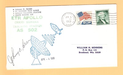 Tracking of Apollo 6  (AS-502) Launched - 04/04/1968 by Grand Bahama TS