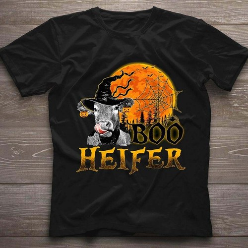 Boo Heifer - Halloween Cow T - SHIRT 