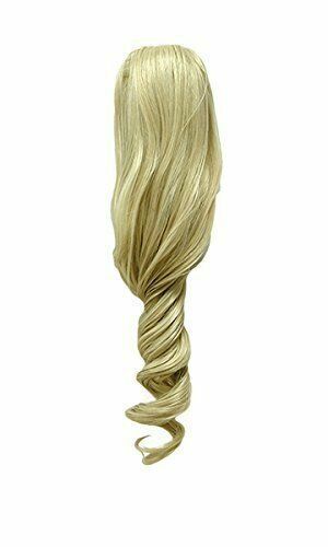 WIG ME UP Haarteil – Gelockter Zopf/Pferdeschwanz, Dunkelbraun (3), 65 Cm, Mit Butterfly-Klammer
