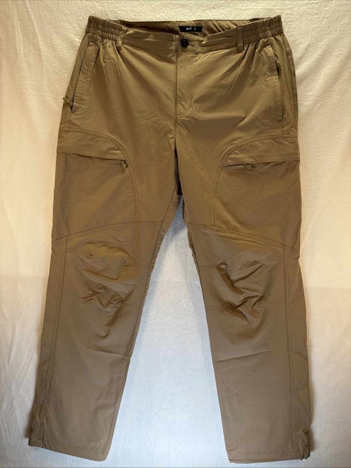 Mier Pants Brown Quick Dry Cargo Pants Lightweight Hiking Outdoors Men’s 38
