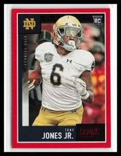 Tony Jones Jr. 2020 Score Red #395 RC Rookie Notre Dame Fighting Irish