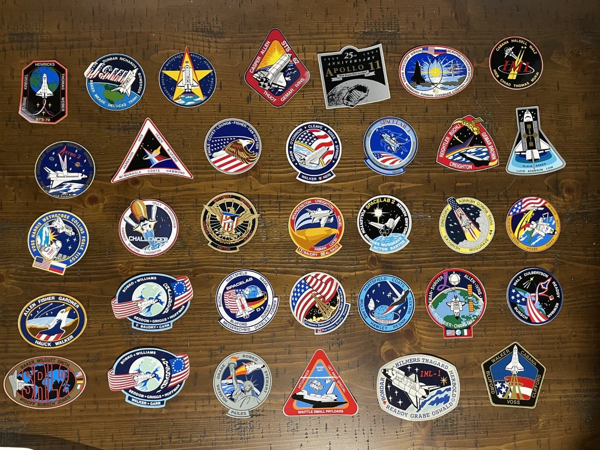 NASA Sticker Space Shuttle Exploration Mission Collectibles for