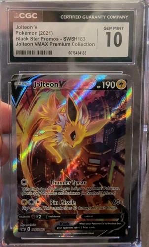 Jolteon V graded CGC 10 for sale on eBay