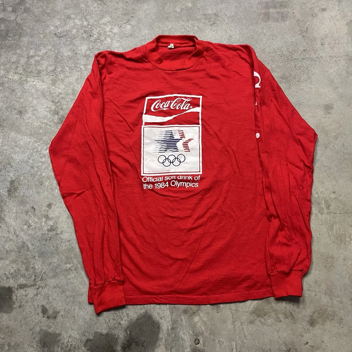 Mens Red Coca Cola Shirt - Have A Coke And A Smile Tee - Coke Soda Classic T Shirt