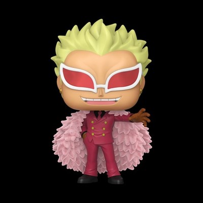 2026 SDCC Funko Pop! One Piece Doflamingo (beflockt) Official Sticker 