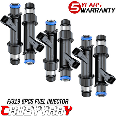 6x Fuel Injector For Hummer H3 Chevrolet Trailblazer Colorado GMC Envo 12589465