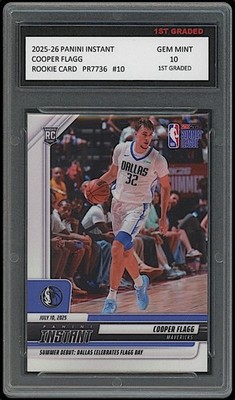 Cooper Flagg 2025 Panini Instant Summer League Debut Rookie Card