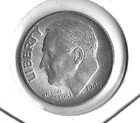 1947-S - Roosvelt Ten Cent  - Silver - Uncirculated                      ( A-3 )