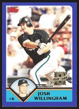2003 Topps Traded & Rookies Josh Willingham #T222 RC Florida Marlins Rookie