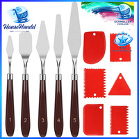 Spachtel Set 11 StüCk Edelstahl Palettenmesser FüR Strukturpaste Malen