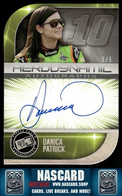 2014 Press Pass #AA-DP Danica Patrick Aerodynamic Autographs Holofoil 5/5