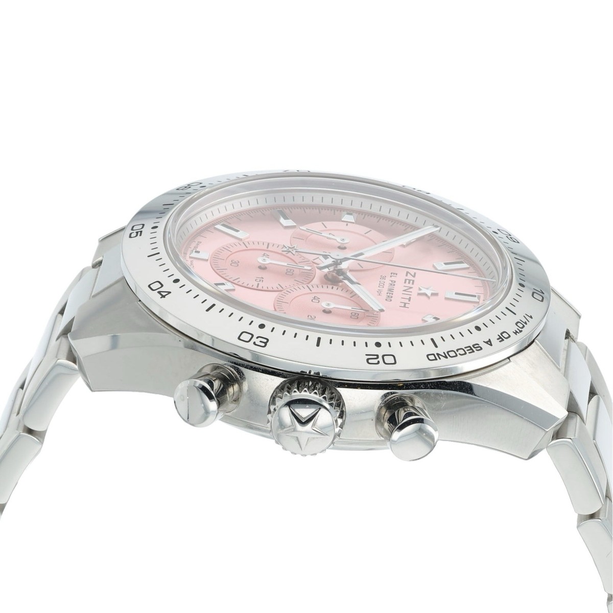 Zenith Chronomaster Sport Pink Dial Steel 41mm Automatic Mens