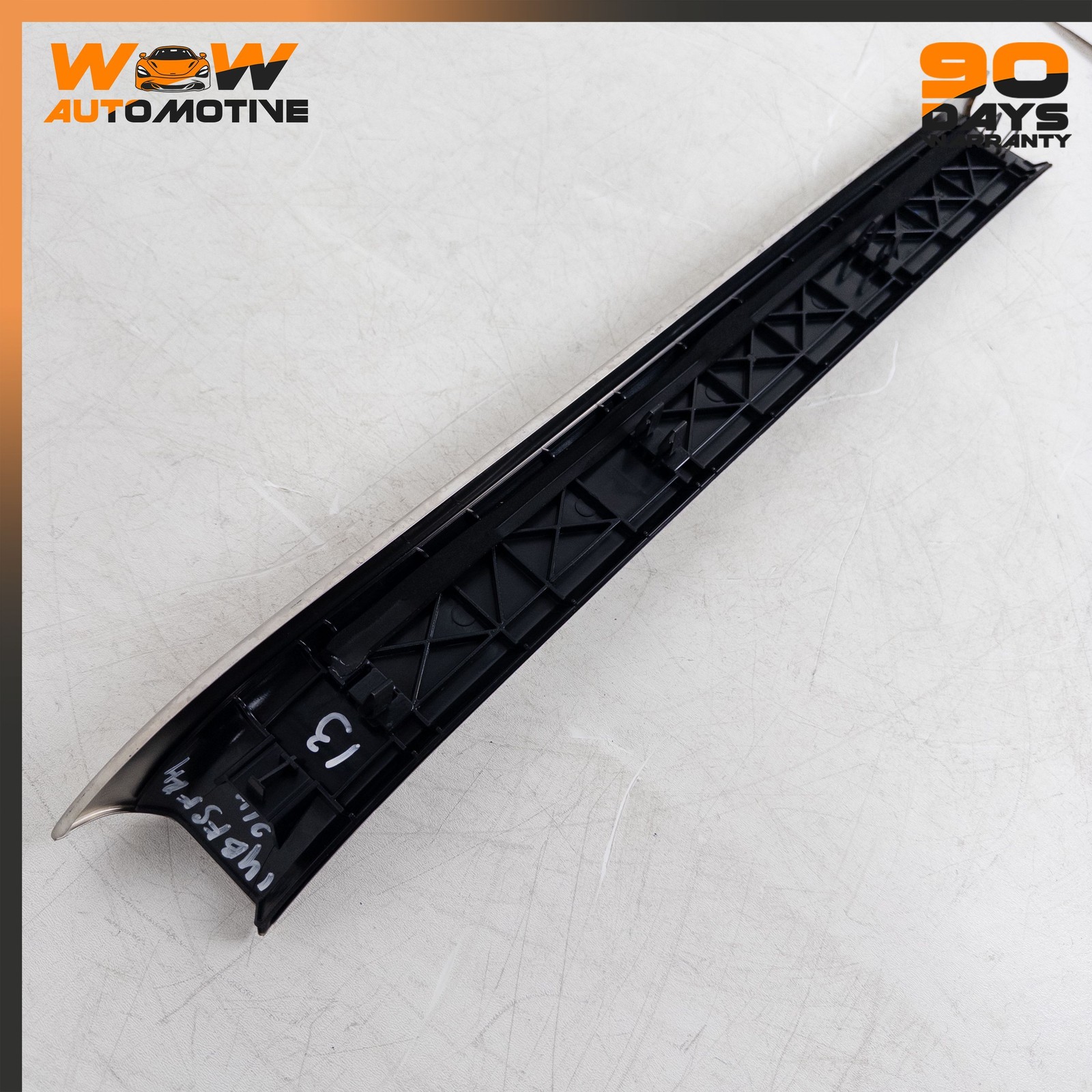 14-19 BENTLEY FLYING SPUR FRONT REAR SIDE DOOR STEP SILL TRIM STRIP SET OEM