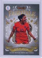 2025 TOPPS MERLIN EURO WOMENS SOCCER FAIRYTALE MOMENTS DANIELLE VAN DE DONK
