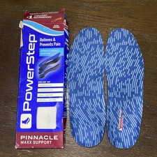 Powerstep Pinnacle Maxx Insoles, 1 Pair, Size Mens 14-15 BRAND NEW