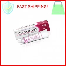 Cushion Grip Thermoplastic Denture Adhesive 1oz–Extra Strong Hold Up to 4 Days, 