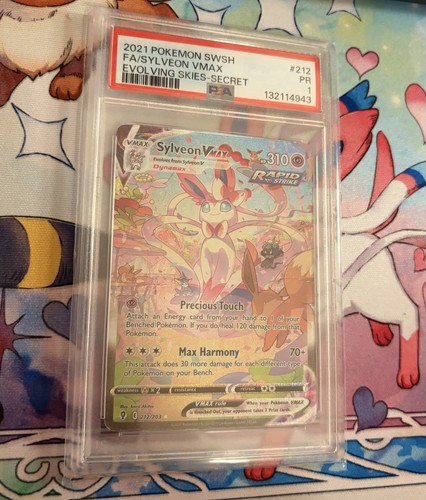 Sylveon VMAX graded PSA 1 for sale on eBay