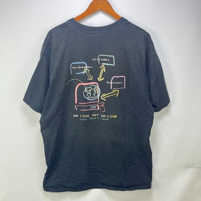 Vintage 90s IBM Computer Internet Solutions T Shirt XL