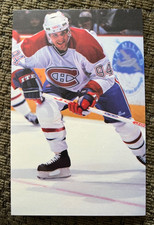 Yanic Perreault 2001-02 Montreal Canadiens Hockey Postcard