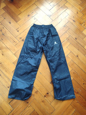 Navy waterproof trousers unisex age 9-10