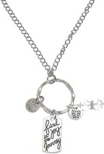 Rear View Mirror Car Charm Ornament, Sun Catcher, Hanging Pendant, Stainless Ste