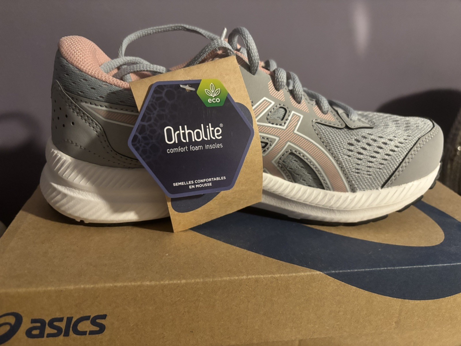 Asics Gel Contend 8 Shoes Women Size 6 Running Sneakers Ortholite Grey thumbnail 3