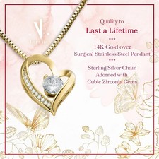 Larvincy To My Wife Necklace From Husband – women's Day Gifts for Her with