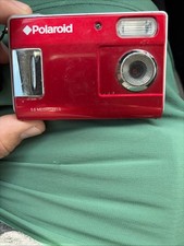 Polaroid A330 5.0MP Digital Camera - Red- Tested  Working
