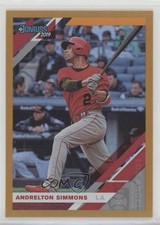 2019 Panini Donruss Holo Orange Andrelton Simmons #74 e9p