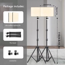 LED Video Lights Conference Photography Lighting Selfie Light Photo Studio Lamp 