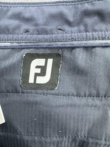 FootJoy FJ Golf Shorts Mens 38 Blue 9" Inseam Performance Stretch Chino 23938 - Picture 8 of 11