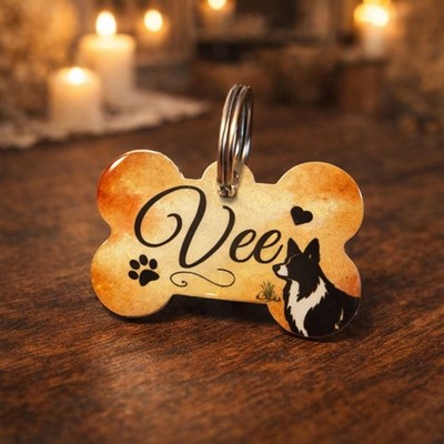 Personalisierte Hundemarke Sublimationsdruck,Hunde ID Marke Lieblingstier
