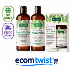 ROSEMARY SHAMPOO & CONDITIONER FOR HAIR GROWTH SCALP OIL NATURAL EXTRACTS 400ML