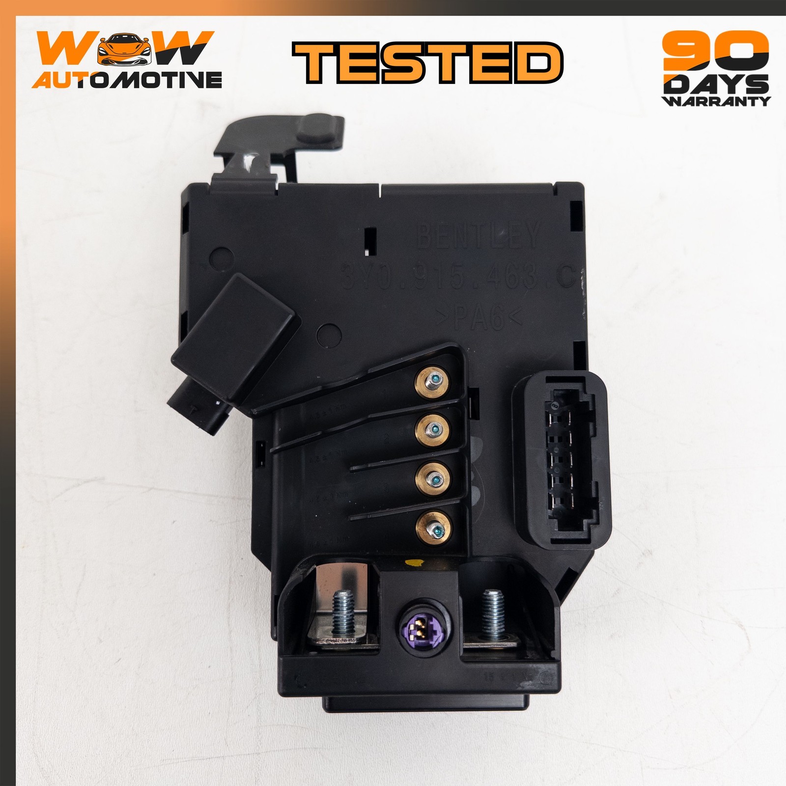 06-20 BENTLEY FLYING SPUR GTC GT RIGHT STARTER BATTERY FUSE BOX 3Y0915463C OEM