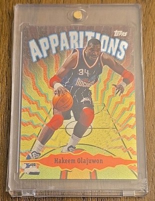 Topps 1998 Apparitions Hakeem Olajuwon #A8 Insert Houston Rockets NBA Card