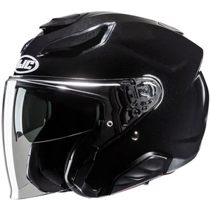 HJC F31 Motorcycle Motorbike Helmet - Plain Black