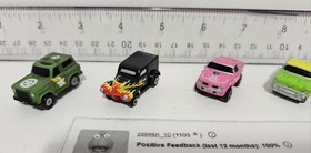 Vintage Lot Of Five (5) 1986/89 Galob Micro Machine Vehicles Excellent Cond